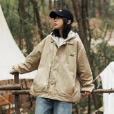 Unisex Jacket Retro Loose Men's and Women's Jacket
